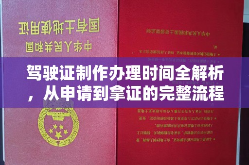 长洲驾驶证制作办理时间全解析，从申请到拿证的完整流程