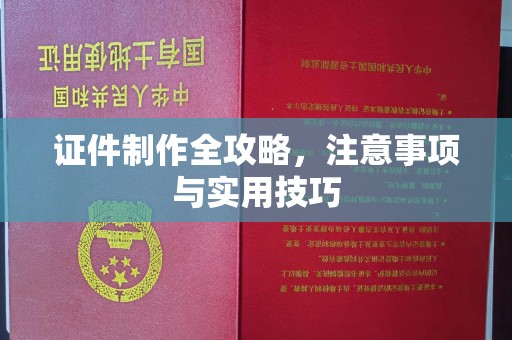 长洲证件制作全攻略，注意事项与实用技巧