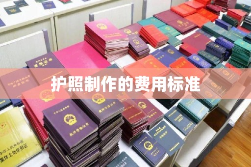 长洲护照制作的费用标准